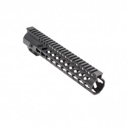 AR-15 10" Mid Length Free Float Super Slim Monolithic Keymod Handguard 